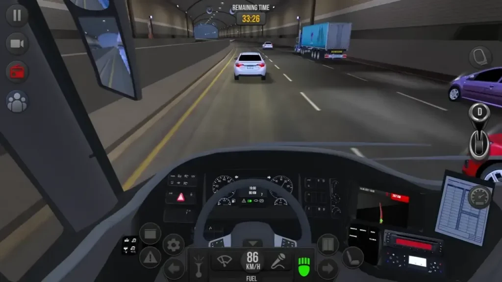 Bus Simulator Ultimate driving through tunnel 1