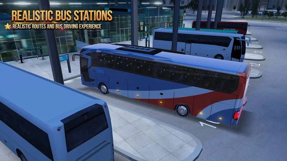 realistic bus stations